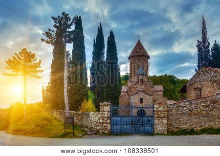 Ikalto cathedral in Kakheti region, Georgia