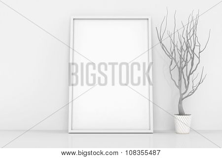 Blank Frames Against The Wall