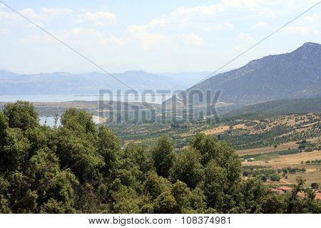 Bafa Lake Landscape With Great Nature - Aydin - Turkey