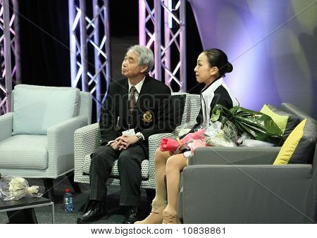 Mao Asada And Nobuo Sato