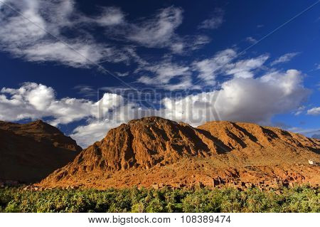 Town and oasis of Tinerhir, Morocco, Africa