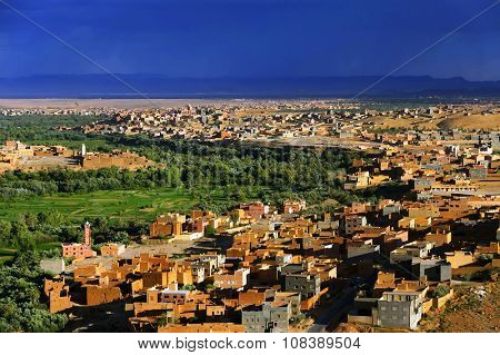 Town and oasis of Tinerhir, Morocco, Africa