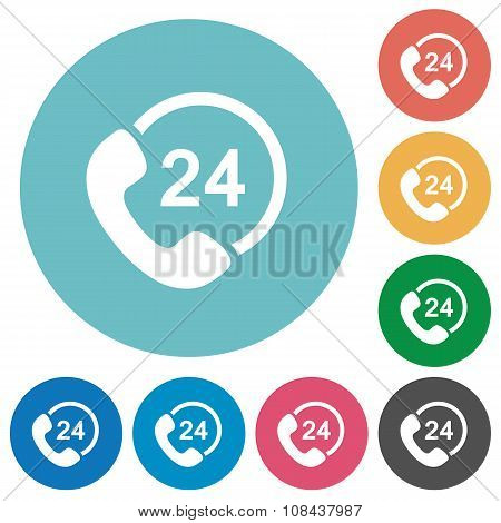 24 Hour Service Icons