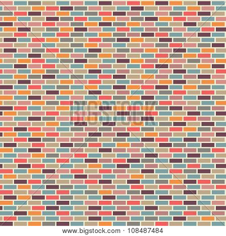 Seamless Brick Wall Background.
