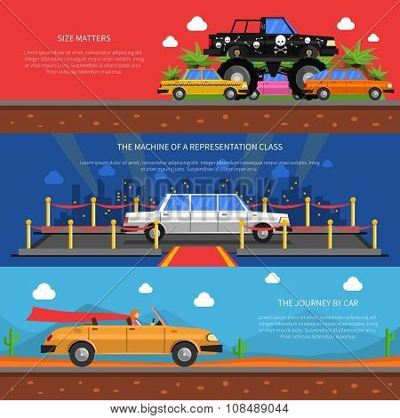 Cars Banners Set