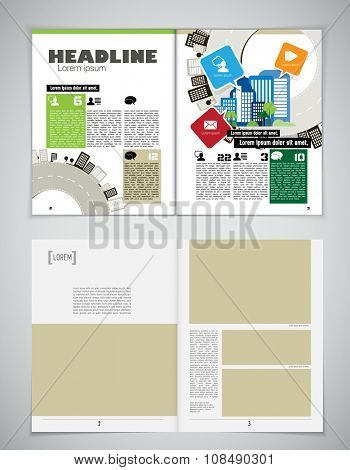 Design newspaper template
