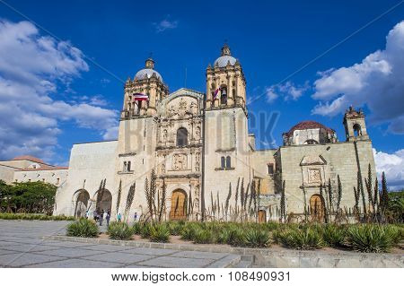 The Church Of Santo Domingo De Guzman In Oaxaca Mexico