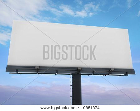 Leere Billboard