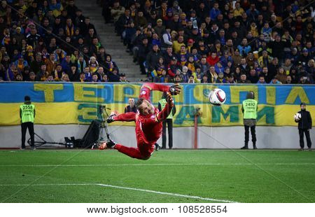 Uefa Euro 2016 Play-off Game Ukraine Vs Slovenia