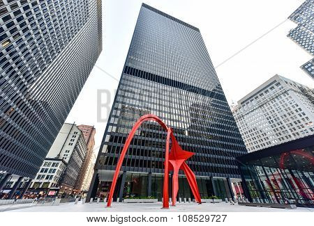 Flamingo Sculpture - Federal Plaza - Chicago