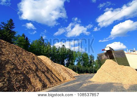 Fuel Storage At Bio Fuel Power Plant
