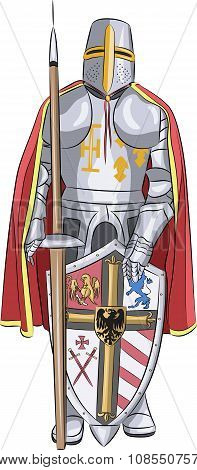 Vector.  Medieval Knight.