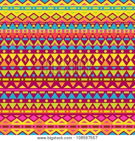 Tribal Vector Seamless Pattern.