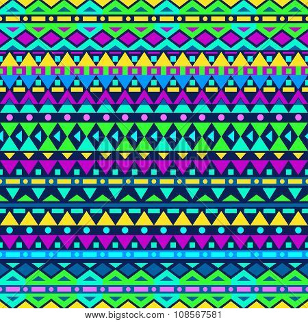 Tribal Vector Seamless Pattern.