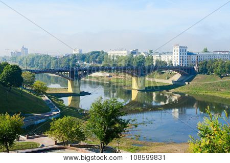 Shallowing Of Western Dvina River Bed Due To Dry Summer, Vitebsk, Belarus