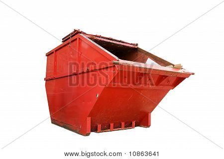 Déchets industriels rouge sauter