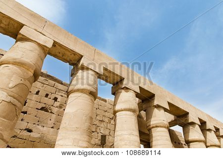 The temple of Hatshepsut near Luxor in Egypt