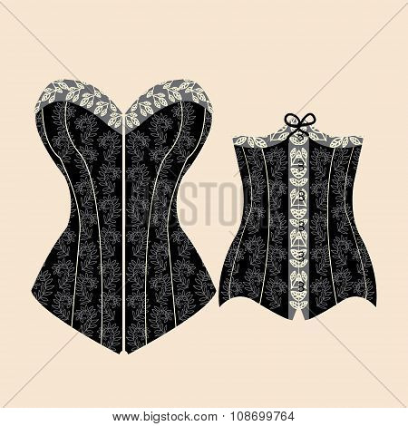 Corset Vector Illustration.
