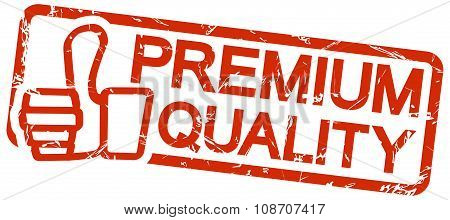 Red Stamp With Text Premium Quality