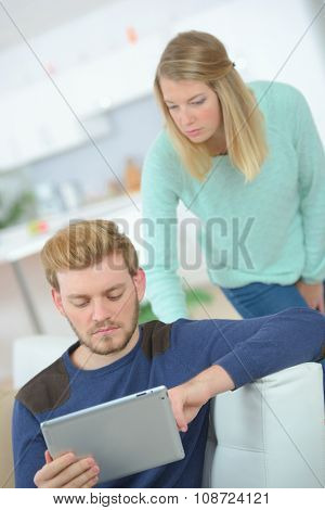 Couple have become dependent on their tablet computer