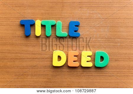 Title Deed