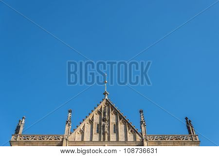 Roof of St.Barbara Church in Kutna Hora