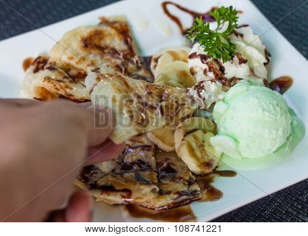 Roti traditional Indian food