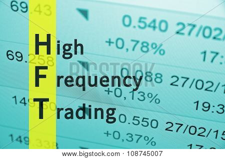 High-frequency trading