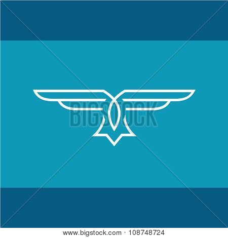 Eagle Vector Line Logo