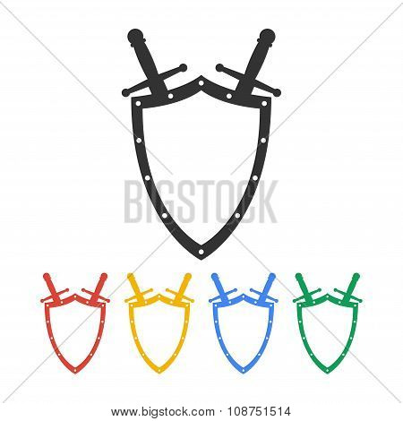 Sword And Shield Icon