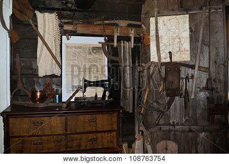 Area of interior.
