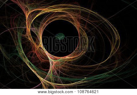 Eye Of The Big Dippe. Fractal Composition.