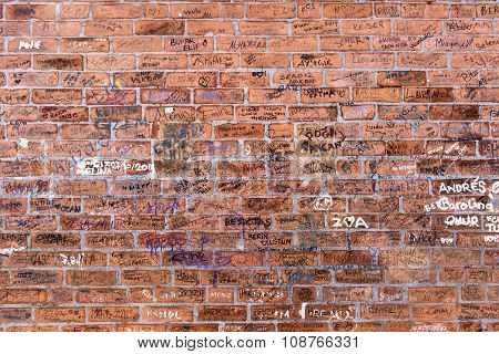 Brick wall