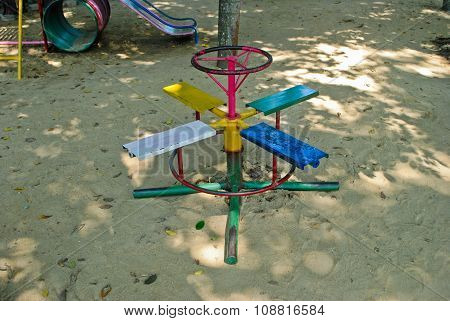 children playground in the park