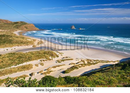 Beautiful Inviting Beach New Zealand