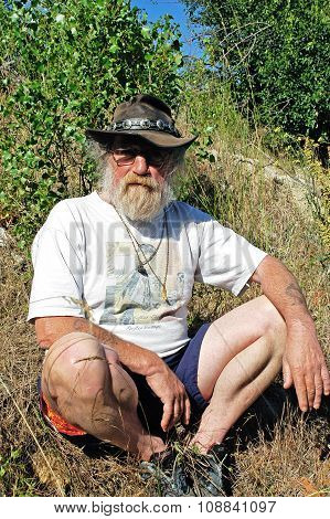 An Old French Gold Prospector
