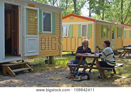 A Young Couple Of Campers