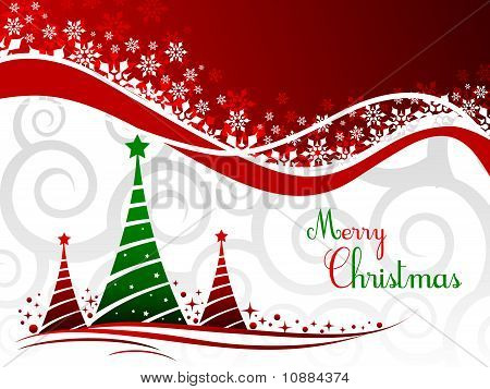 Elegante sfondo di Natale con il concetto di bello, vector Illustration