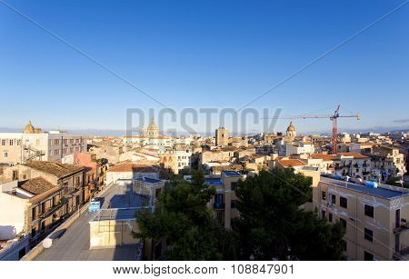 Panorama Of The City Of Palermo