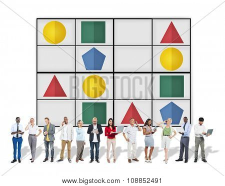 Sudoku Puzzle Problem Solving Leisure Games Concept