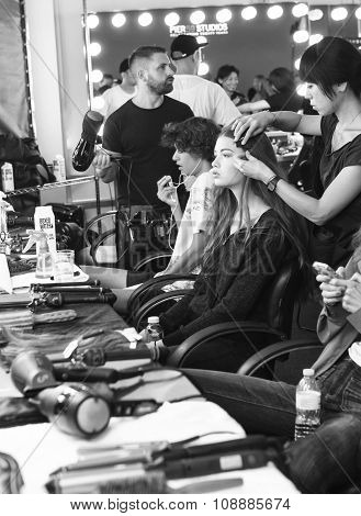 Custo Barcelona - Backstage - Spring 2016 Collection