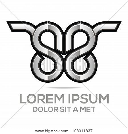 Logo Infinity Symbol S 8 Vector Element