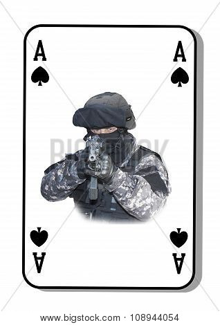 The ace of spades in the fight. Special unit to fight terrorists.