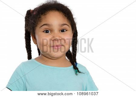 Cute Little African American Girl