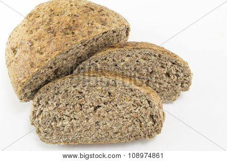 Home Baked Integral Bread Slices On The Table