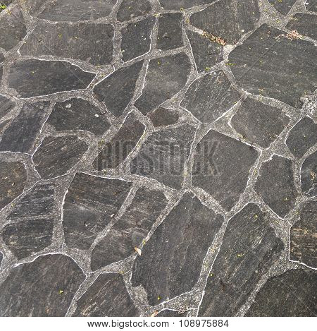 Harmonic Pattern Of Slate Tiles