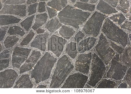 Harmonic Pattern Of Slate Tiles
