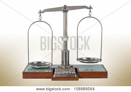 Traditional Unbalanced Pharmacy Scale