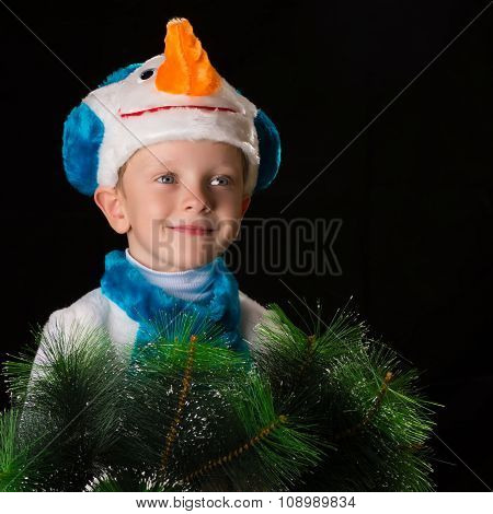 Boy Christmas Costume Snowman.