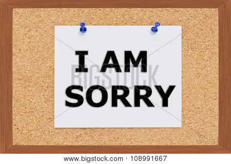 I Am Sorry Concept